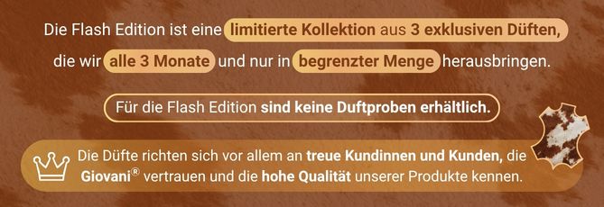 Giovani luxus wäscheparfüm LEATHER SMOKE